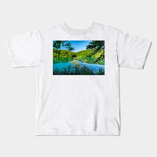 Plitvice lakes Kids T-Shirt